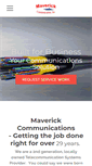 Mobile Screenshot of maverickinc.com