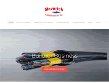 Tablet Screenshot of maverickinc.com